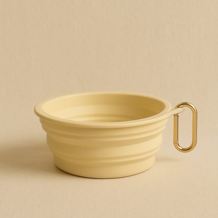 GAMELLE PORTABLE JAUNE PASTEL