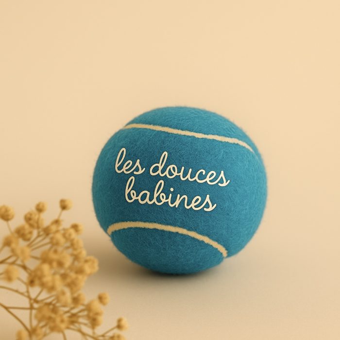 BALLE DE TENNIS BLEU