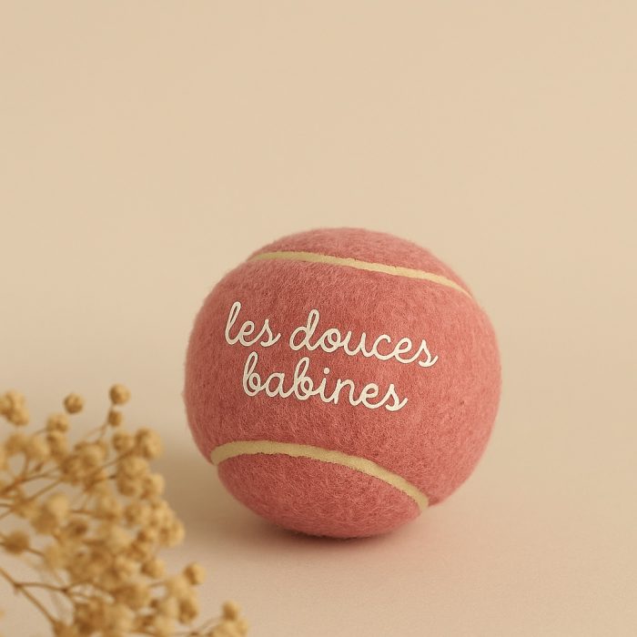 BALLE DE TENIS ROSE