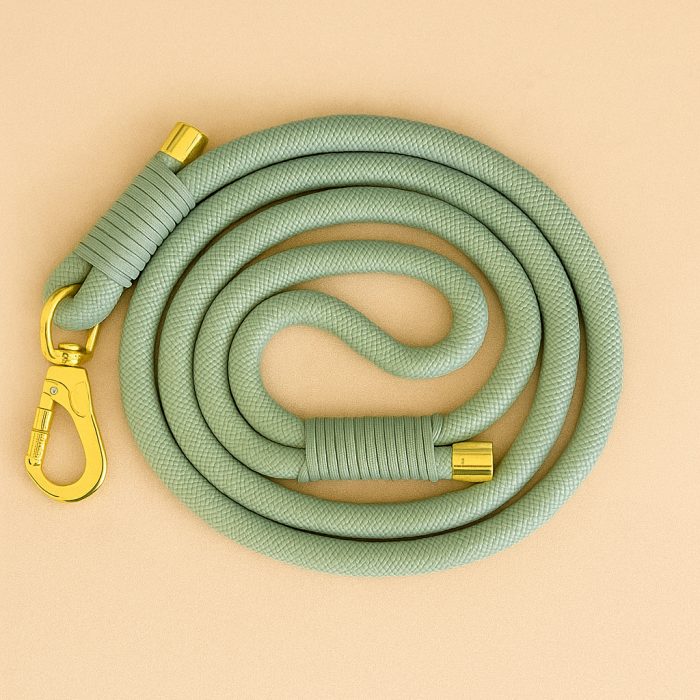 LAISSE CORDE VERT D’EAU